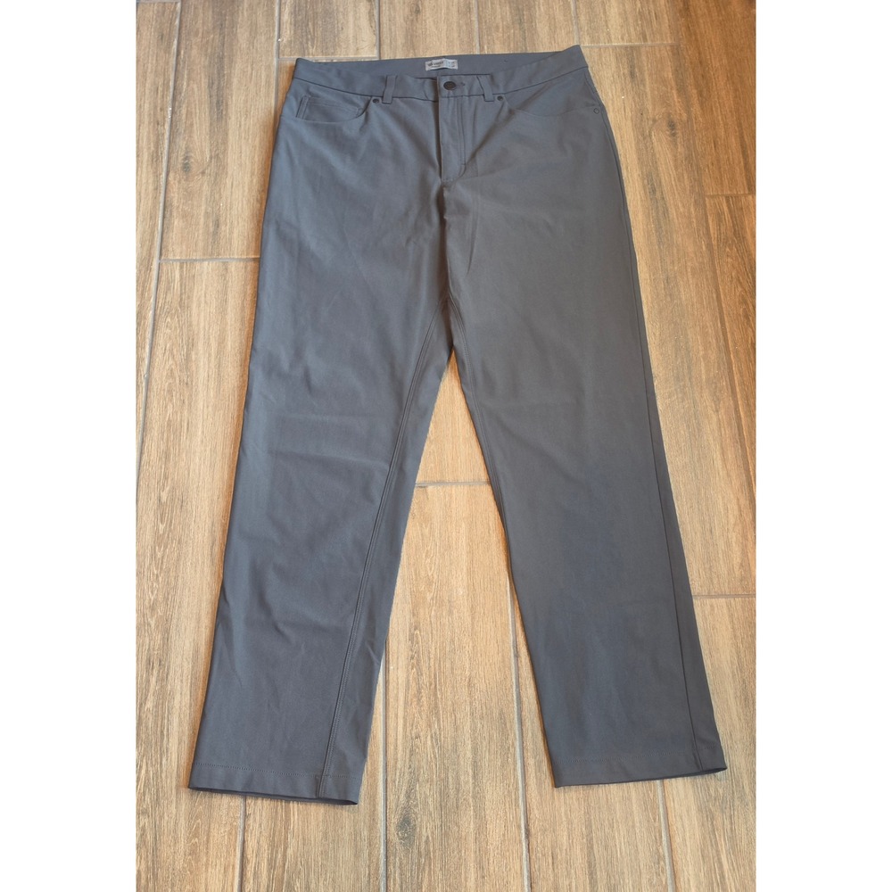 VRST Mens Limitless 5 Pocket Athletic Pants 34x34 Graphic Charcoal Grey NEW - Picture 2 of 6